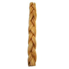 12" - Braided Beef Collagen Stick - Natural