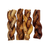 6"- Bully Stick - Braided - Thick - Low Odour