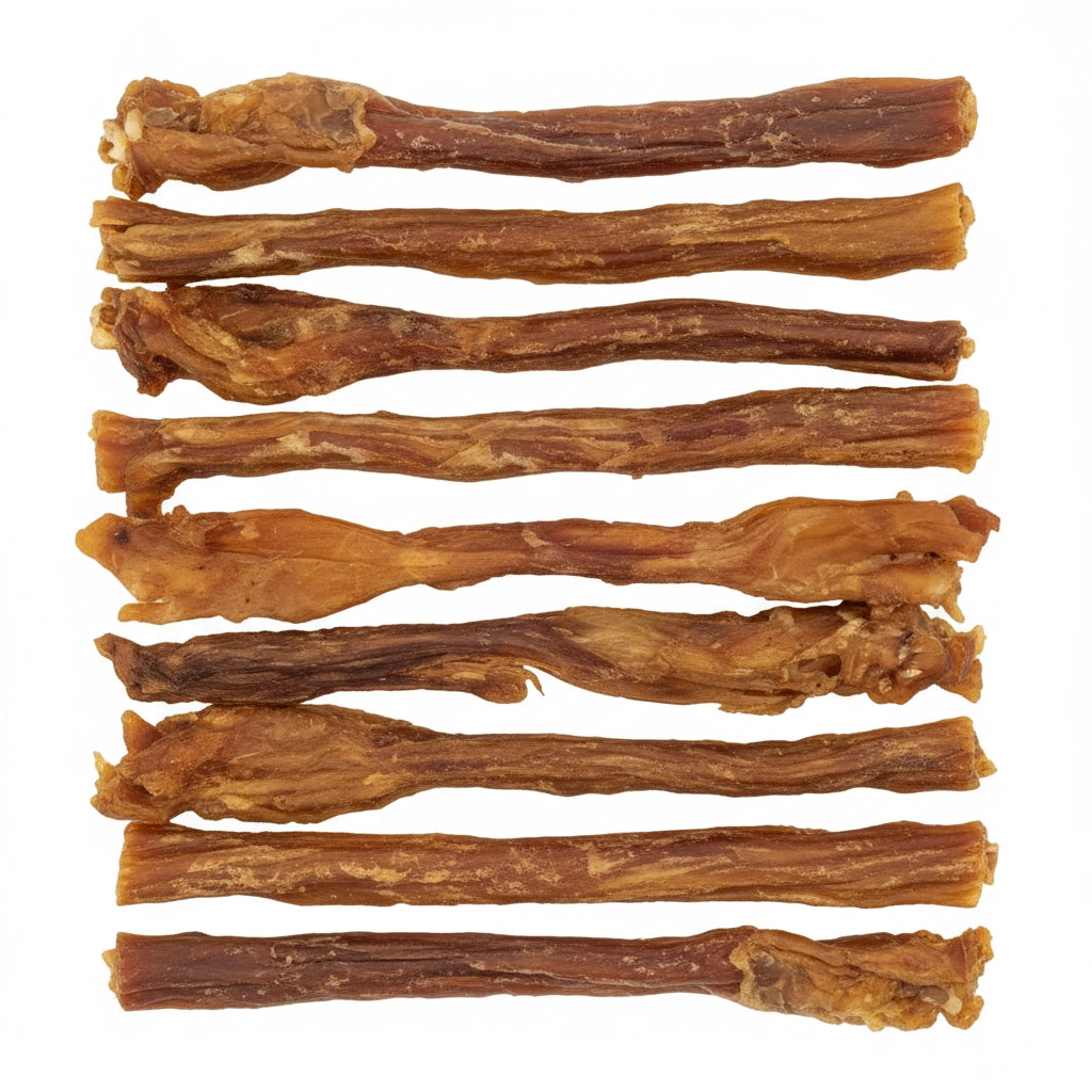 Beef tendon dog treats - grain-free, single ingredient, no additives