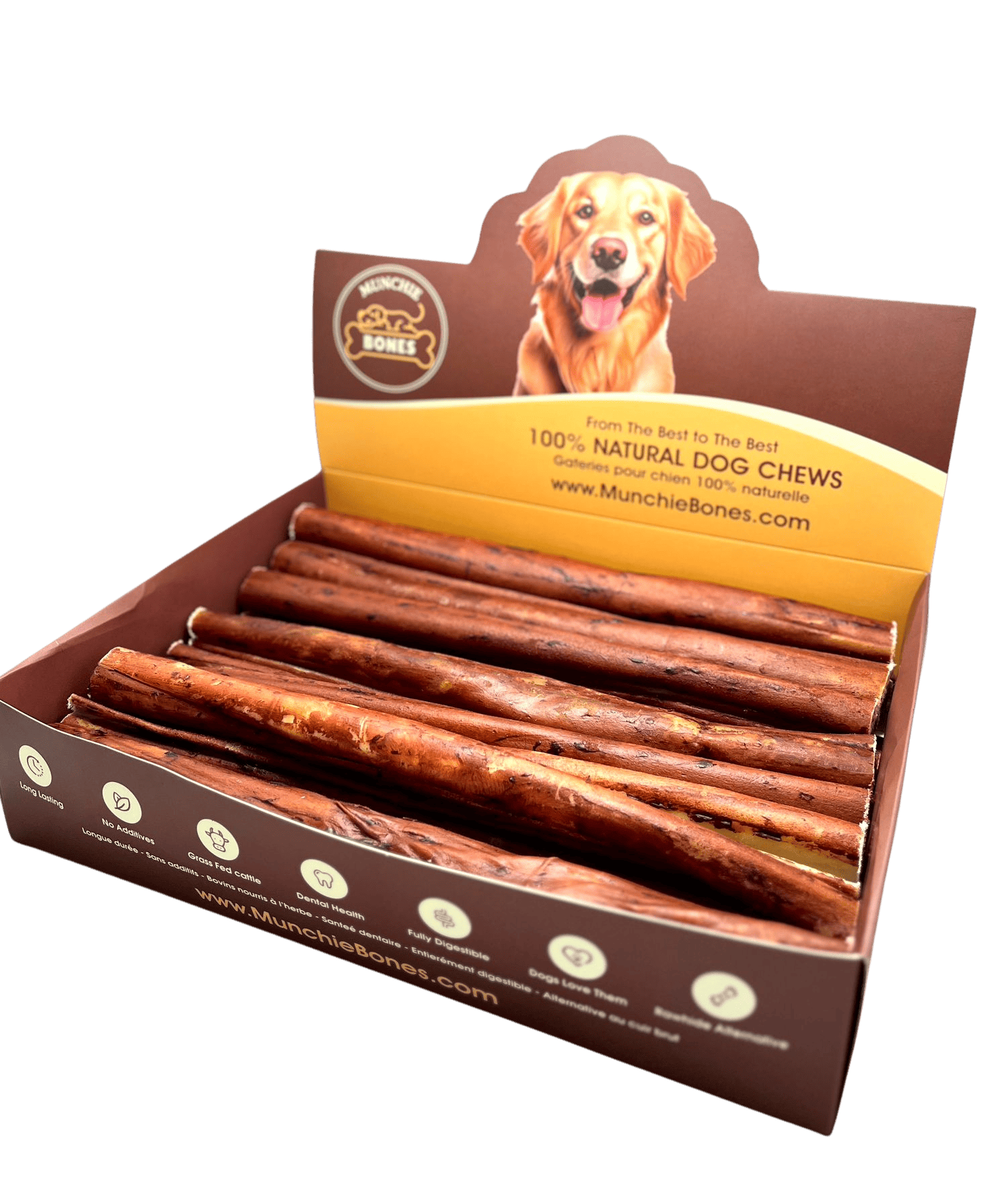 NEW!!! 12?- Beef LIVER GLAZED Collagen Stick-Natural (10pc)