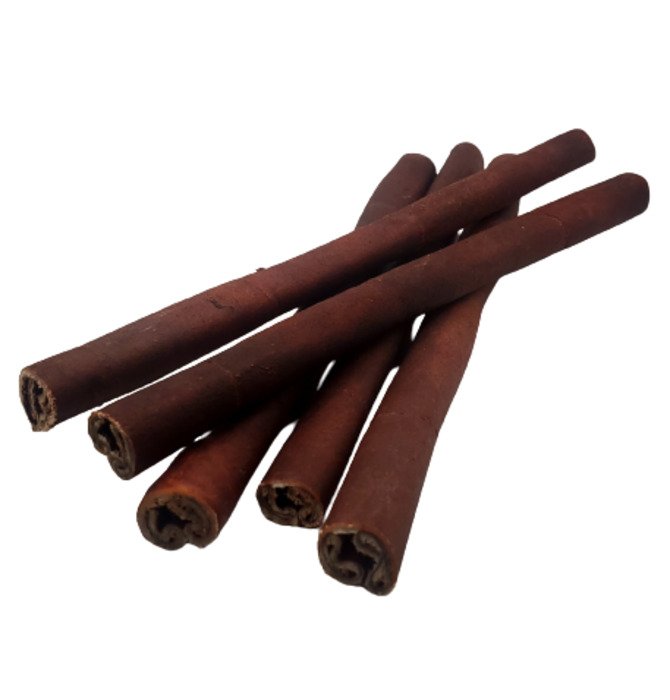 12" - Thin Beef Collagen Stick - Brown (10pc)