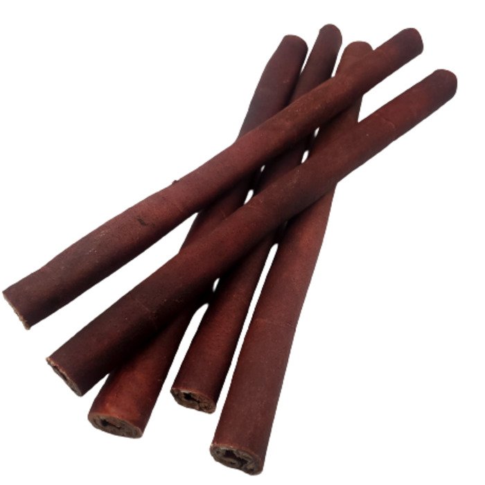 12" - Thin Beef Collagen Stick - Brown (10pc)