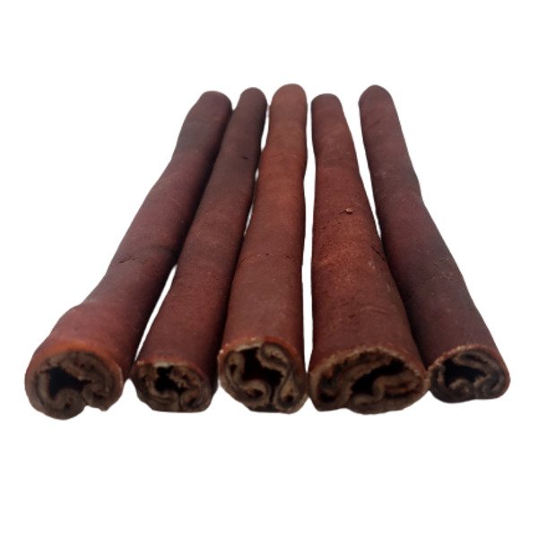 12" - Thin Beef Collagen Stick - Brown (10pc)