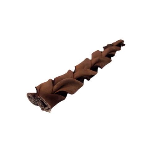5"- Thin Braided Beef Collagen Stick - Brown