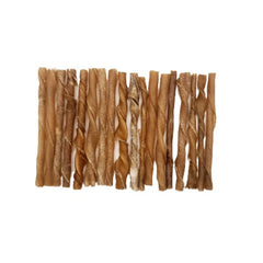 5"- Thin Twisted Beef Collagen Stick - Brown (1kg~200pc)