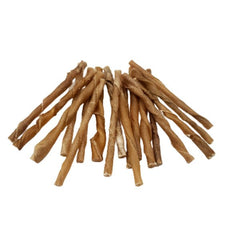 5"- Thin Twisted Beef Collagen Stick - Brown