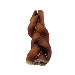 6"- Bully Stick - Braided - Thick - Low Odour
