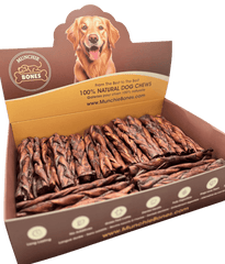 NEW!!! 5"- Thin Braided LIVER GLAZED Beef Collagen Stick-Brown (40pc)