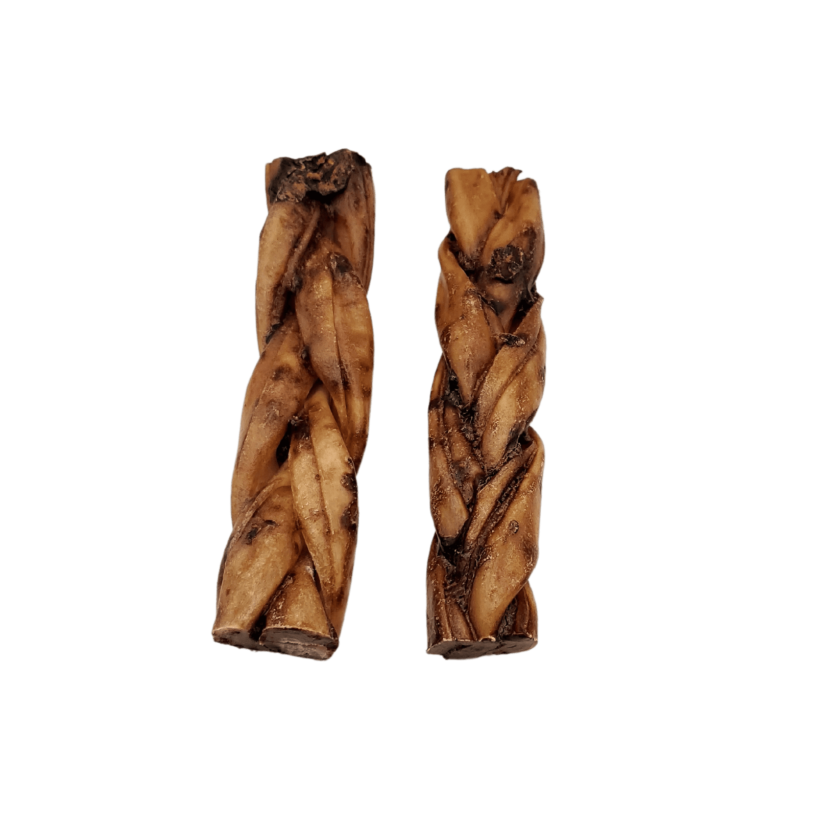NEW!!! 6"- Braided LIVER GLAZED Beef Collagen Stick - Natural (20pc)
