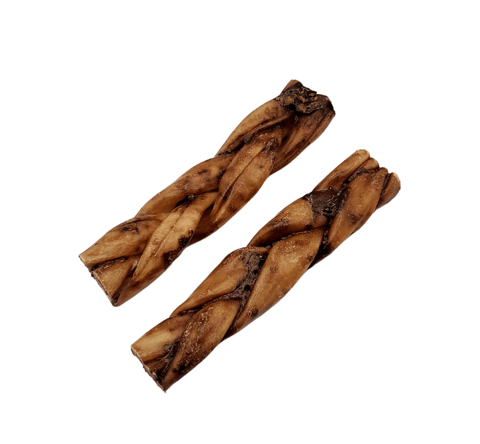 NEW!!! 6"- Braided LIVER GLAZED Beef Collagen Stick - Natural (20pc)
