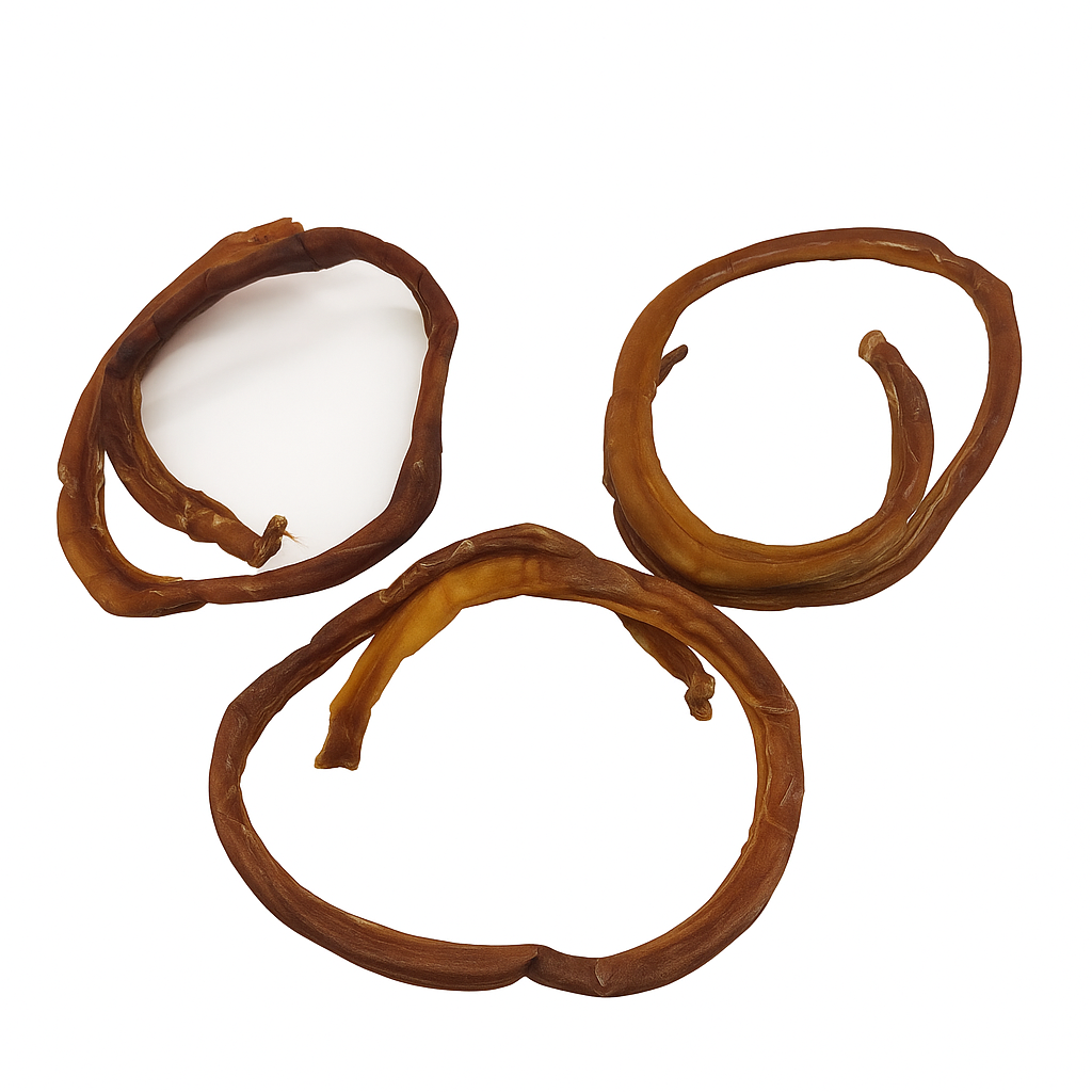 IMPERFECT SHAPE Bully Ring - Beef Pizzle - Odour-Free - 5pc