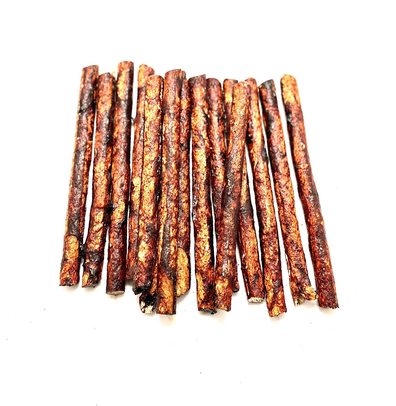 NEW! 5?- Beef Skin Extruded Munchie Stick- LIVER GLAZED (5 packs x 20pc)