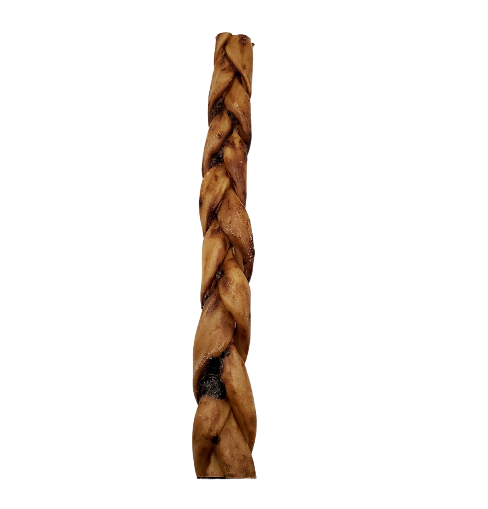 NEW!!! 12"- Braided LIVER GLAZED Beef Collagen Stick - Natural (10pc)