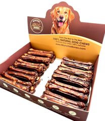 NEW!!! 5"- Beef Collagen Pressed Bone LIVER GLAZED (10pc)