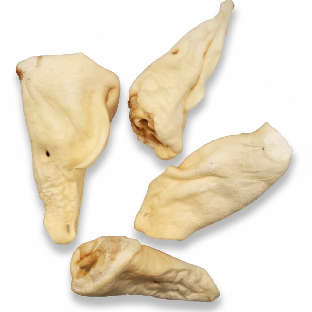 Beef ears treats suitable for puppies and senior dogs - gentle, digestible chews