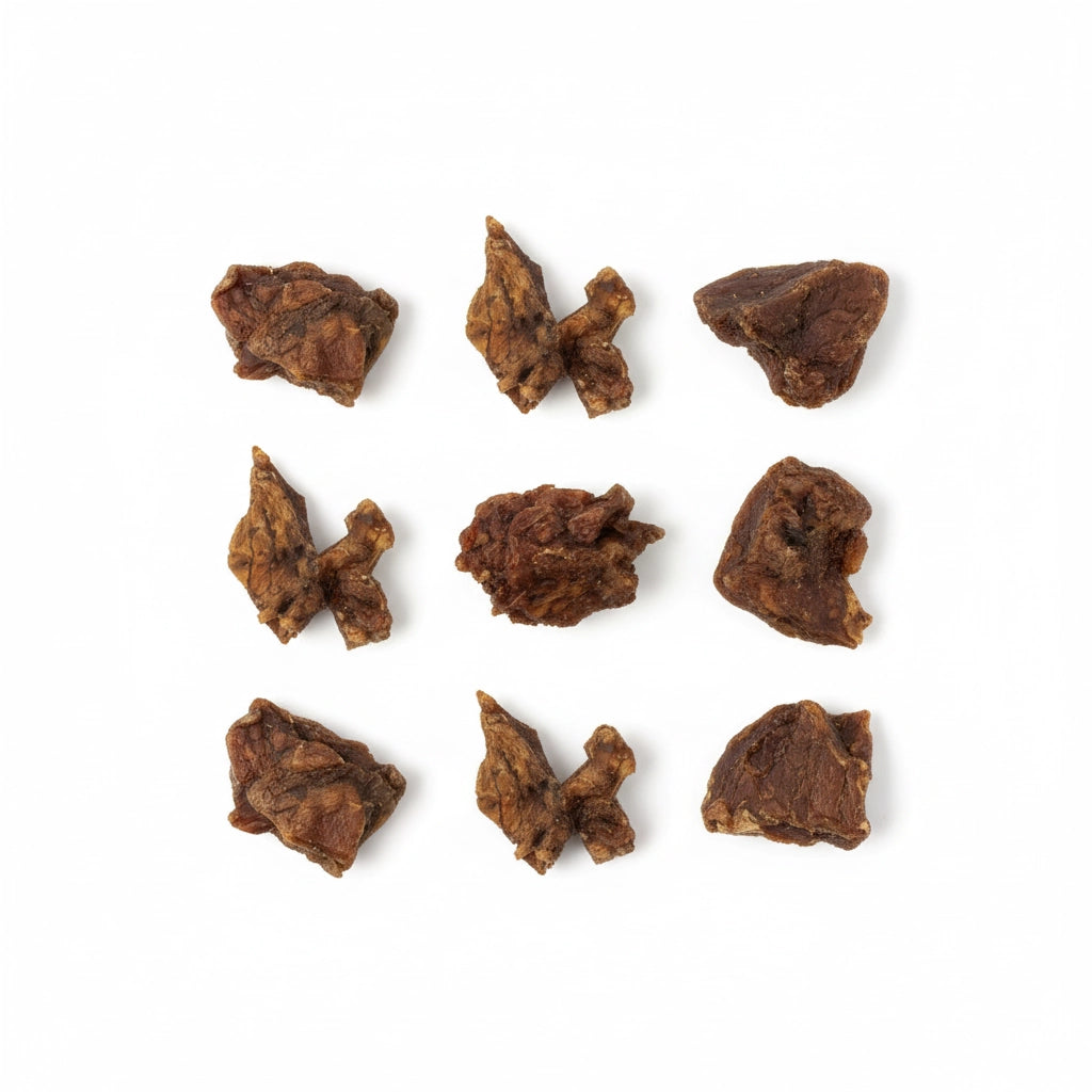 Beef lung treats for dogs - high protein, single ingredient, easily digestible