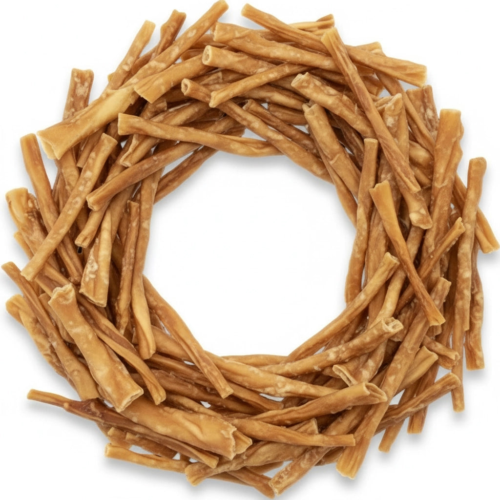 Lamb skin dog chews - safe rawhide alternative for pet stores