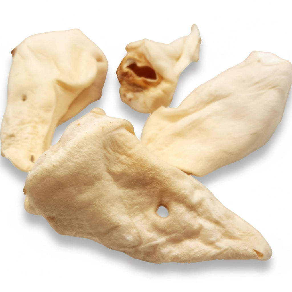 Whole cow ears for dogs - thick, durable chews with natural cartilage